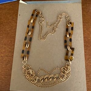 Animal print necklace